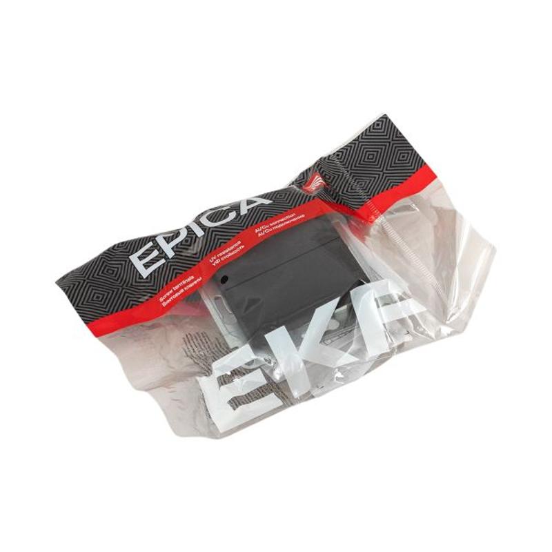 Механизм выключателя, двухклавишный, перекрёстный, чёрный Эпика EKF | UP1-SWB-22 | EKF — миниатюра 13