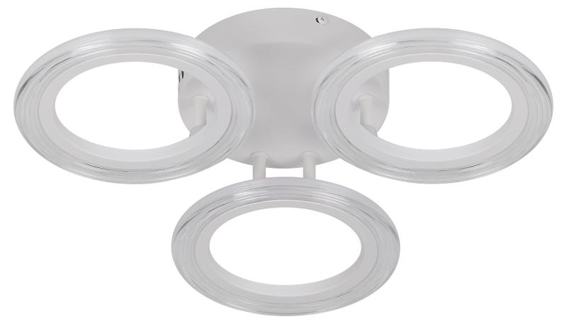 Светильник потолочный светодиодный  Модерн Ring CLL-1-39 WH без ДУ 39W 4000К белый | Б0069742 | ЭРА — миниатюра 2