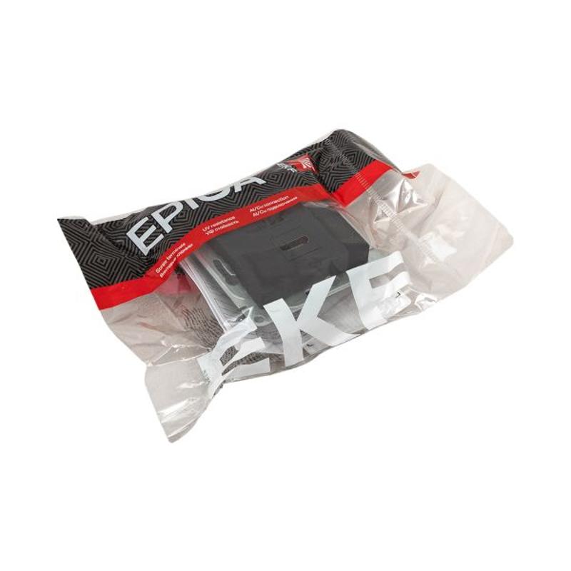 Механизм розетки HDMI+RJ45 (cat5), чёрный Эпика EKF | UP1-SOB-HDMI+RJ45 | EKF — миниатюра 11