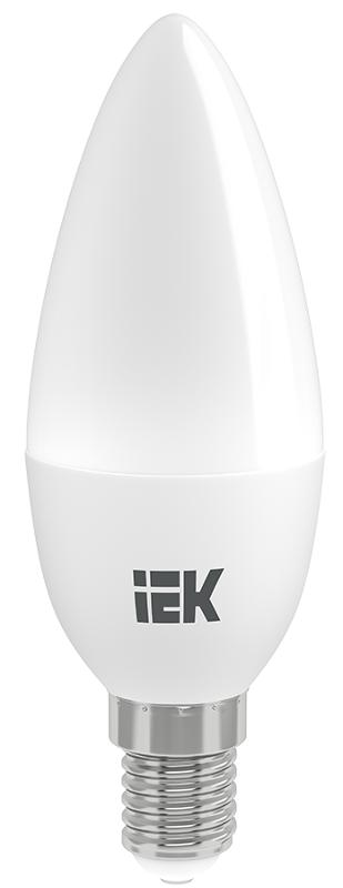 Лампа светодиодная LED 7Вт Е14 220В 4000К C35 свеча | LLE-C35-7-230-40-E14 | IEK — миниатюра 2