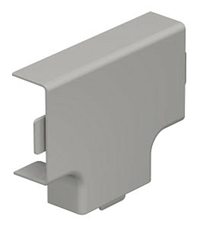 Крышка T-образной секции кабельного канала WDK 15x40 мм (ПВХ,серый) (WDK HT15040GR) | 6158471 | OBO Bettermann — миниатюра 2