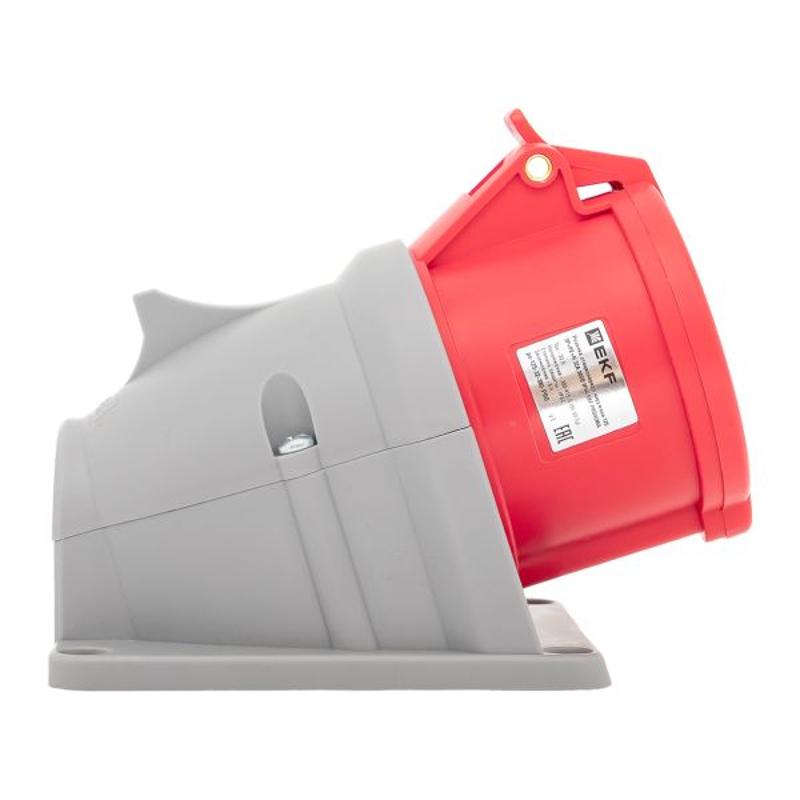Розетка стационарная наружная 125 3Р+РЕ+N 32А 380В IP44 EKF PROXIMA | ps-125-32-380-PRO | EKF — миниатюра 6