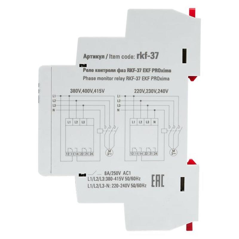 Реле контроля фаз RKF-37 EKF PROxima | rkf-37 | EKF — миниатюра 15