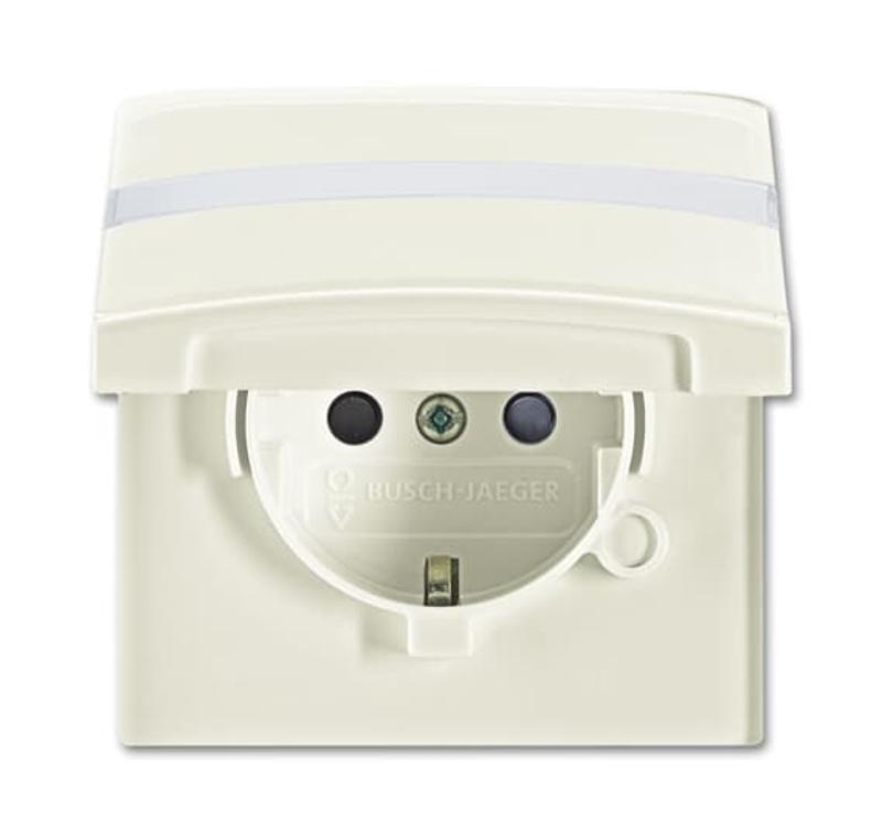 Розетка SCHUKO, 20 EUGKBN-32-101 с крышкой, с защитными шторками, Allwetter44, IP44, слоновая кость, 16А, 250В. | 2064-0-0299  | 2CKA002064A0299 | ABB — ABB