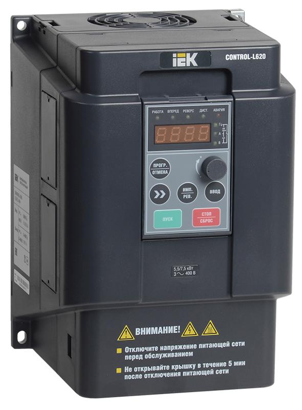 Преобразователь частоты CONTROL-L620 380В, 3Ф 4-5,5 kW  | CNT-L620D33V004-055TE | IEK — IEK (ИЭК)