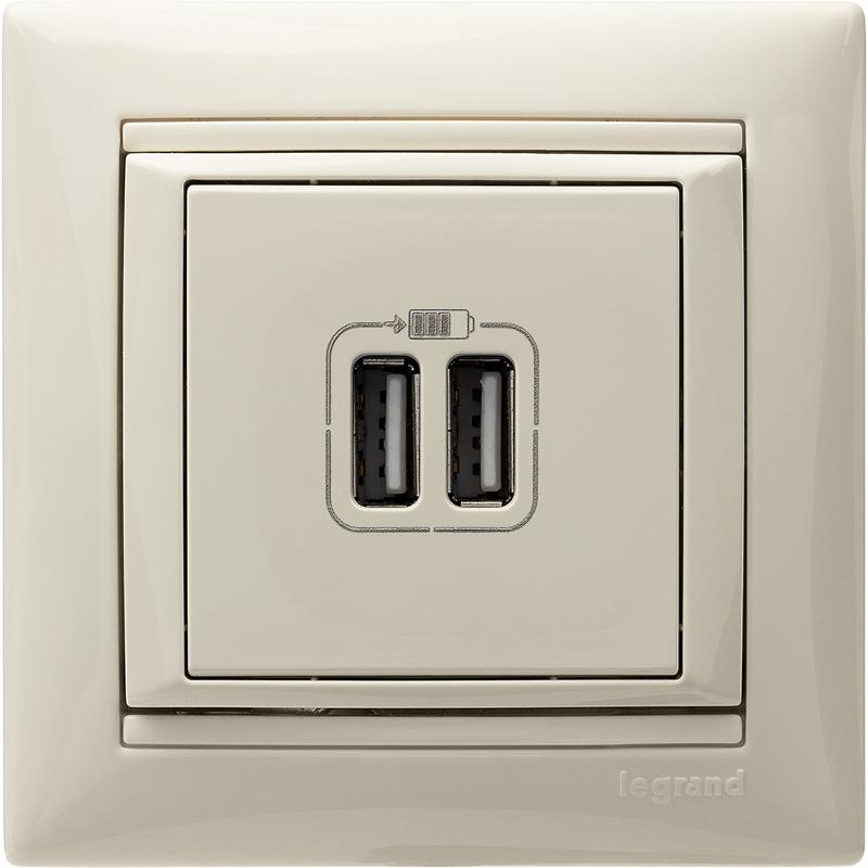 Valena Сл. кость Розетка 2-ая USB — миниатюра 13