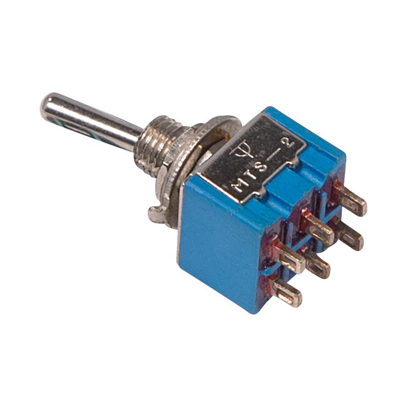 Тумблер 250V 3А (6c) ON-OFF-ON двухполюсный Micro | 36-4021 | REXANT — фото 1 | Sento