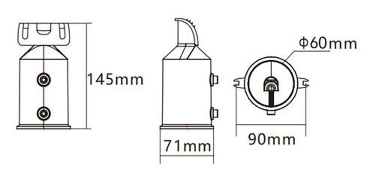 Светильник светодиодный консольный SPP-507-0-50K-050 50Вт 5000лм 5000К IP65 КСС Ш DOB SMD 60мм регулируемый угол наклона | Б0068903 | ЭРА — миниатюра 5