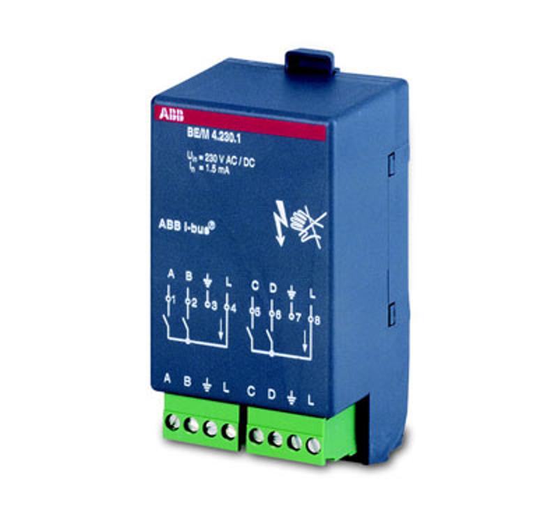BE/M 4.24.1 Бинарный вход, 4-х канальный, 12/24V | 2CDG110006R0011 | ABB — ABB