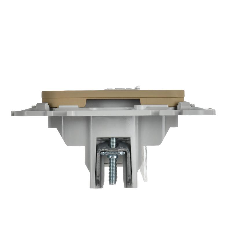 FLITE Розетка 2-ая RJ45/TV кат.5Е UTP РКТВ5е-2-0-ФлХ хаки | FI-AK22-1-K59 | IEK — миниатюра 5