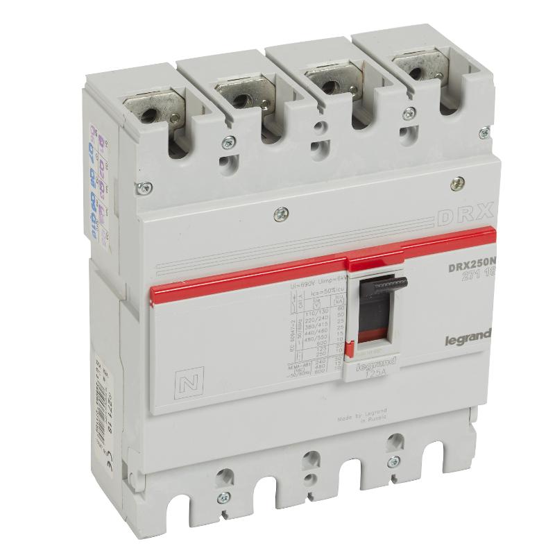 DRX250 термомагнитный 160A 4П 25kA | 027231 | Legrand — Legrand