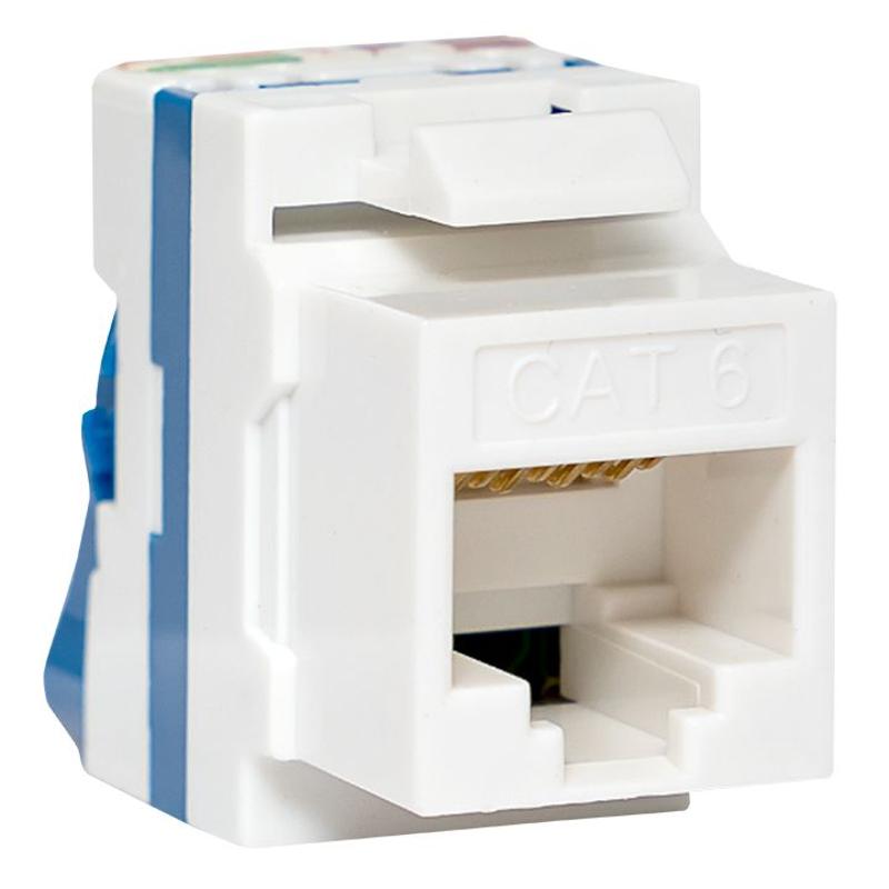 Модуль Keystone TERACOM CS Cat.6 неэкранированный 110 IDC 180 градусов самозажимной (Toolless) синий | TRCS-KSTN-RT180-6UTP-BLU | EKF — EKF