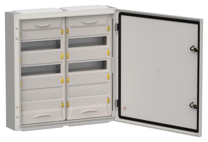 TITAN 5 Корпус металлический ЩРн-72 (2х36) 585х570х140 IP54 серый  | TI5-50-N-2X036-54-7035 | IEK — IEK (ИЭК)