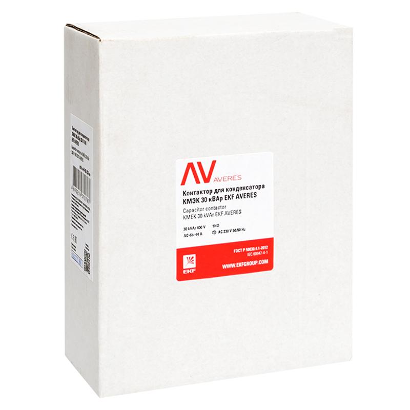 Контактор для конденсатора КМЭК 30 кВАр 230В 1NО AVERES | ctrk-s-44-30-230-av | EKF — миниатюра 4