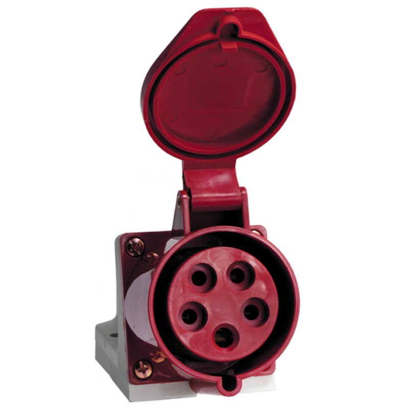 Розетка стационарная наружная 125 3Р+РЕ+N 32А 380В IP44 EKF PROxima | ps-125-32-380 | EKF — EKF