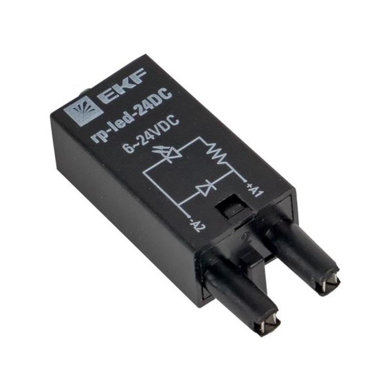 Модуль светодиодный 24 VDC для промежуточных реле RP EKF AVERES | rp-led-24DC | EKF — миниатюра 7