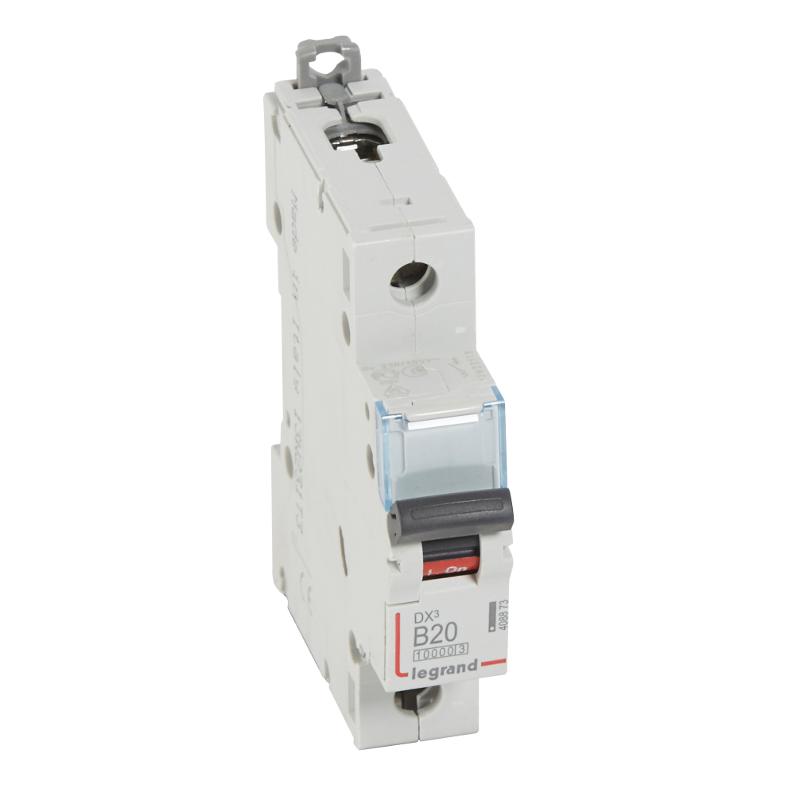 Выключатель автоматический  однополюсный DX3 10000 20А B 16кА | 408873 | Legrand — Legrand