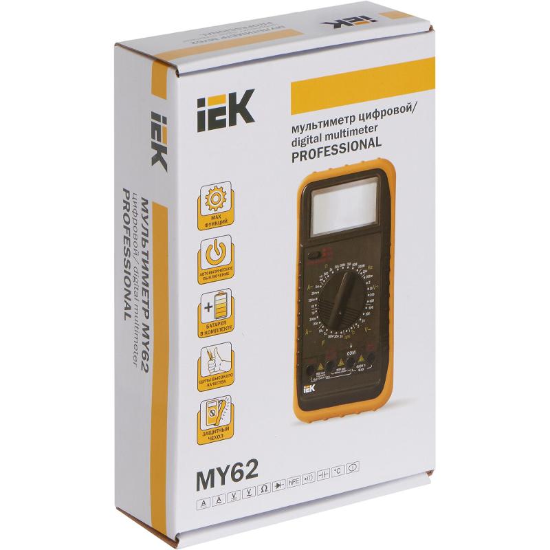 Мультиметр цифровой  Professional MY62  | TMD-5S-062 | IEK — миниатюра 7