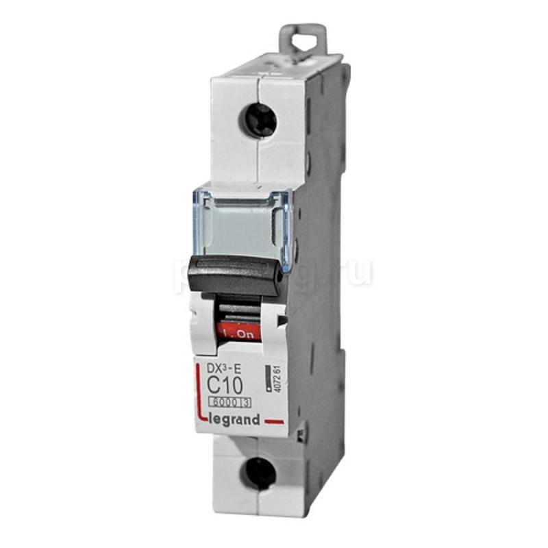 Выключатель автоматический однополюсный DX3-E 6000 10A C 6кА — миниатюра 2