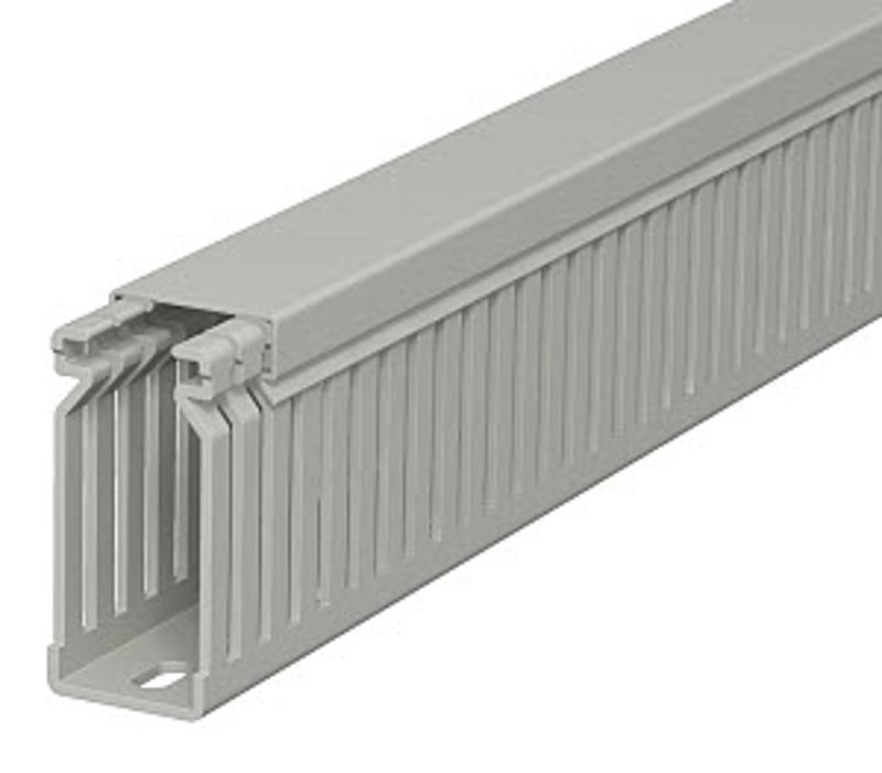 Распределительный кабельный канал LK4 60x25x2000 мм (ПВХ,серый) (LK4 60025) | 6178028 | OBO Bettermann — миниатюра 2