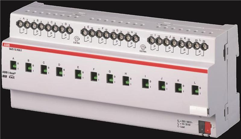 Выход бинарный 12-кан., измерение тока, 16/20А, SA/S12.16.6.1 | 2CDG110138R0011 | ABB — ABB