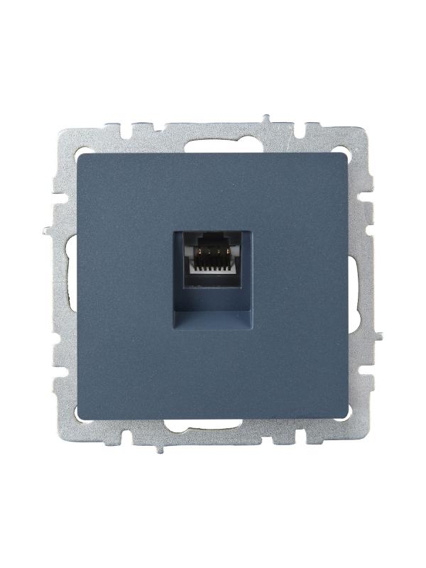 BRITE Розетка компьютерная RJ45 кат.6 РК11-БрМ маренго | BR-K10-2-K35 | IEK — миниатюра 2