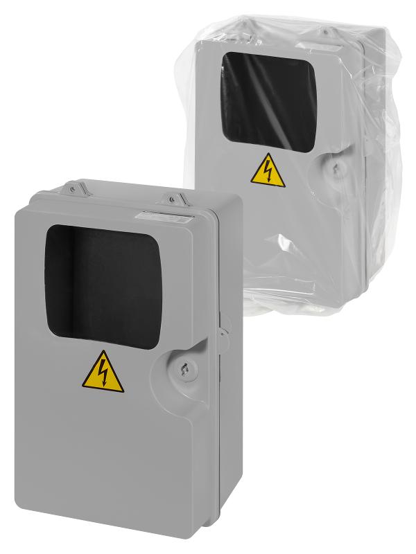 Щит учета ЩУ-П-1ф/3ф (360х225х155) пластик, монтажная панель IP54  | SQ0906-0304 | TDM — TDM ELECTRIC