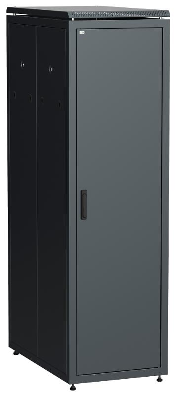 Шкаф сетевой 19" LINEA N 33U 600х1000 мм металлическая передняя дверь черный | LN05-33U61-M | ITK — ITK