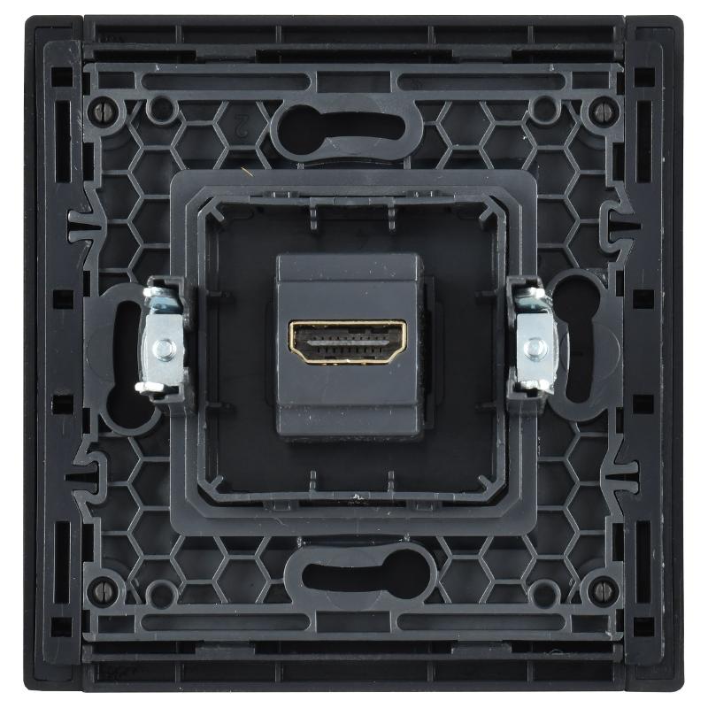 FORTE&PIANO Розетка HDMI FP340 серый | FP-H10-K03 | IEK — миниатюра 3