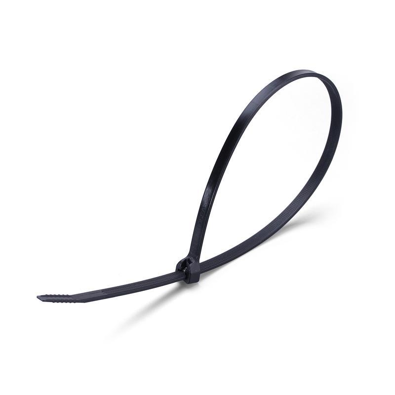 Стяжки нейлоновые КСЗ 3х100 (ч) (100шт.) | 61335 | Fortisflex — Fortisflex