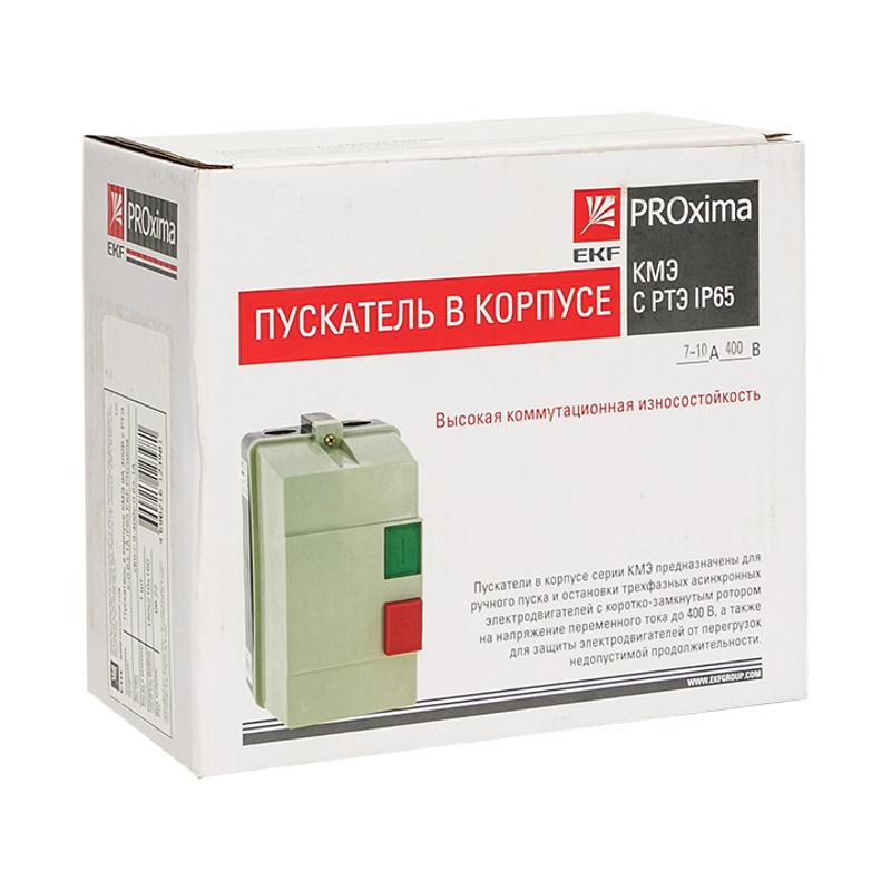 Пускатель в корпусе КМЭ 9А 400В с РТЭ Ir-4-6А IP65 EKF PROxima | ctrp-r-9-400v-4-6A | EKF — миниатюра 8