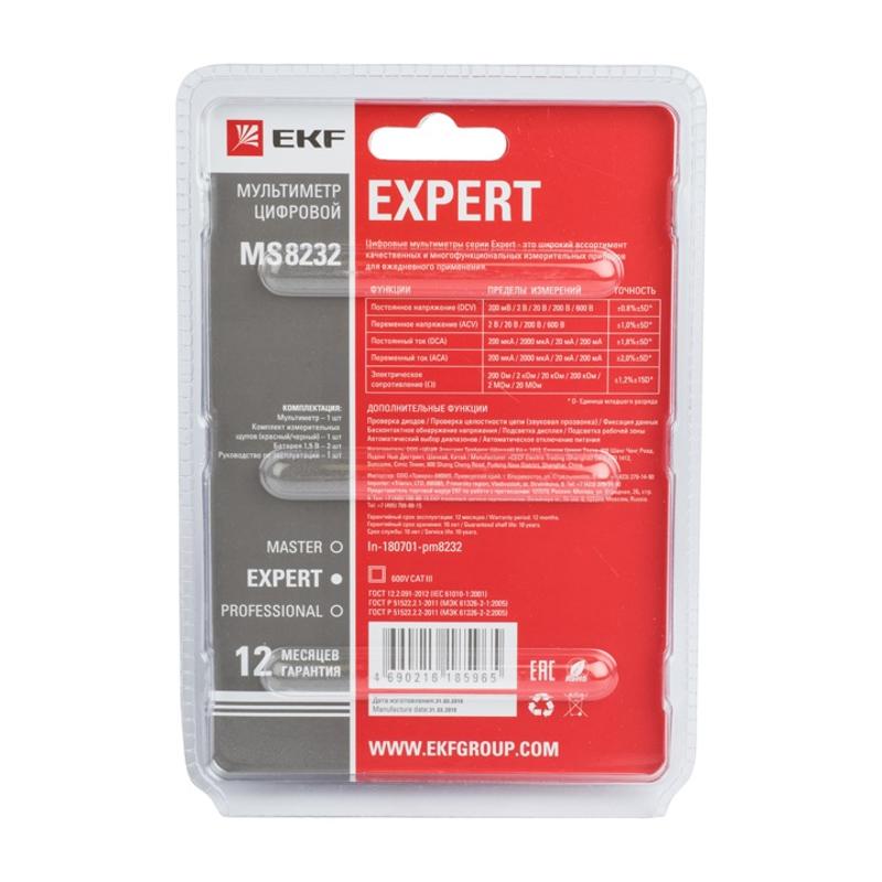 Мультиметр цифровой MS8232 EKF Expert|In-180701-pm8232|EKF — миниатюра 5