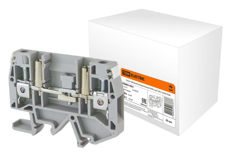 Зажим наборный измерительный ЗНИ 6 мм2 40А 500В  | SQ0803-0057 | TDM — TDM ELECTRIC