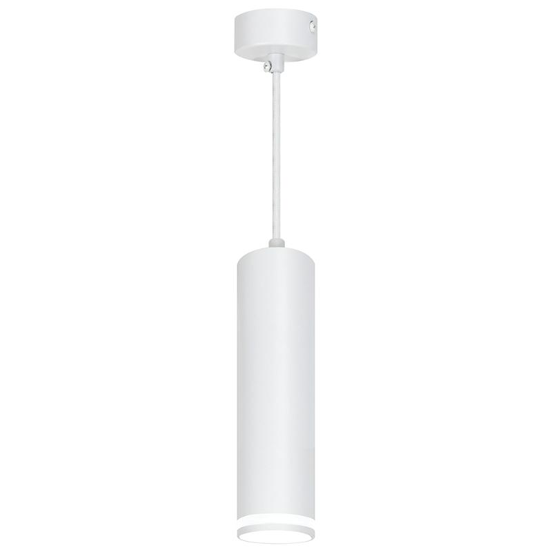Светильник потолочный на подвесе MR16 35W 230V, белый D55*H200 ML1708 Barrel LUNA | 48081 | FERON — миниатюра 2