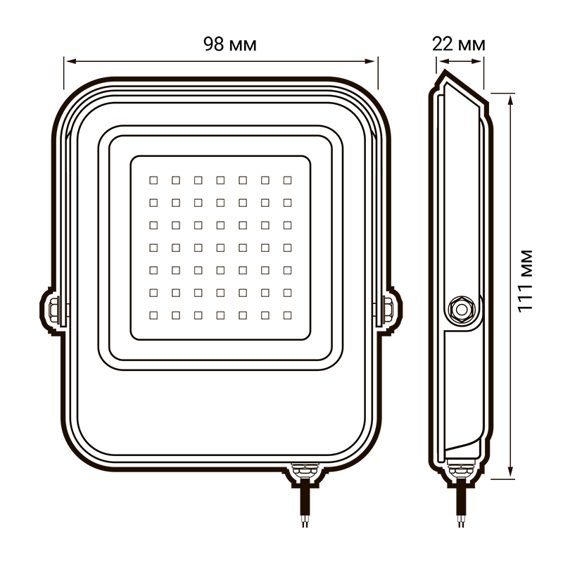 Прожектор светодиодный PFL- V 10w 6500K IP65 Jazzway | .5039674 | Jazzway — миниатюра 2