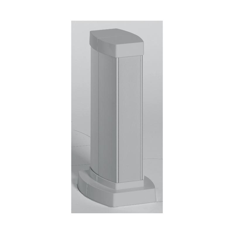 Snap-On мини-колонна алюминиевая с крышкой из алюминия, 2 секции, высота 0,3 метра, цвет алюминий | 653021 | Legrand — Legrand