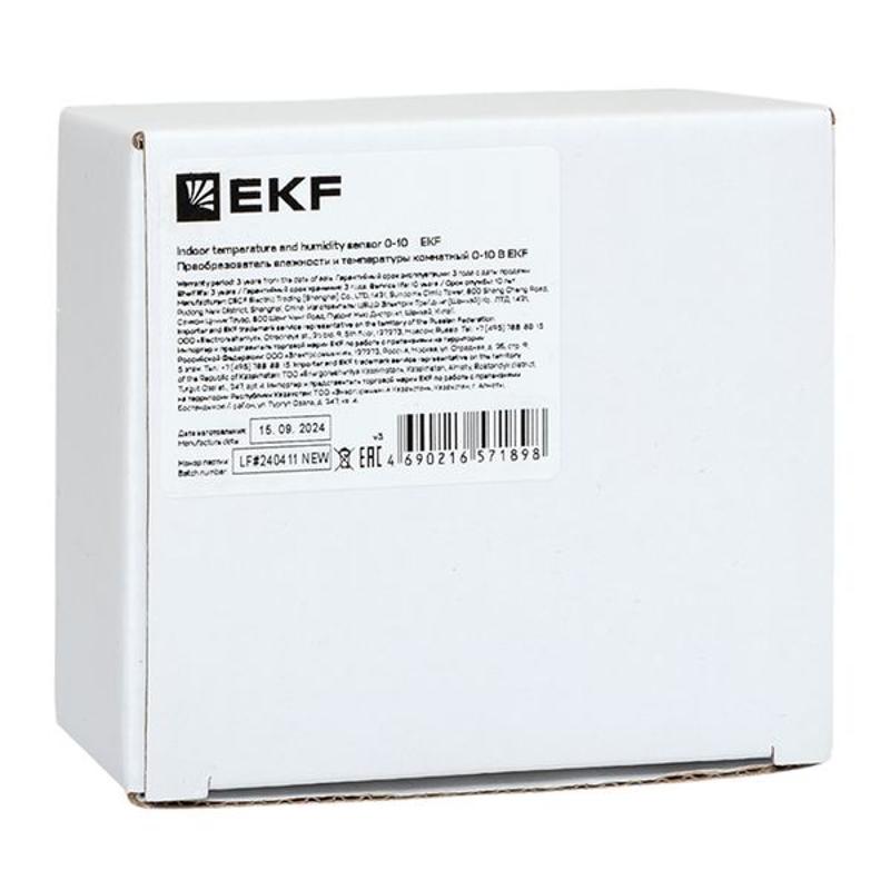 Преобразователь влажности и температуры комнатный 0-10 В EKF | THT-103-V | EKF — миниатюра 11