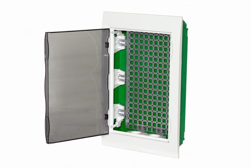 City9 Box IT корпус встраиваемый с проз дв. 3ряд/36мод 2 розетки | EZ9E312S2FIT | SE — Systeme Electric