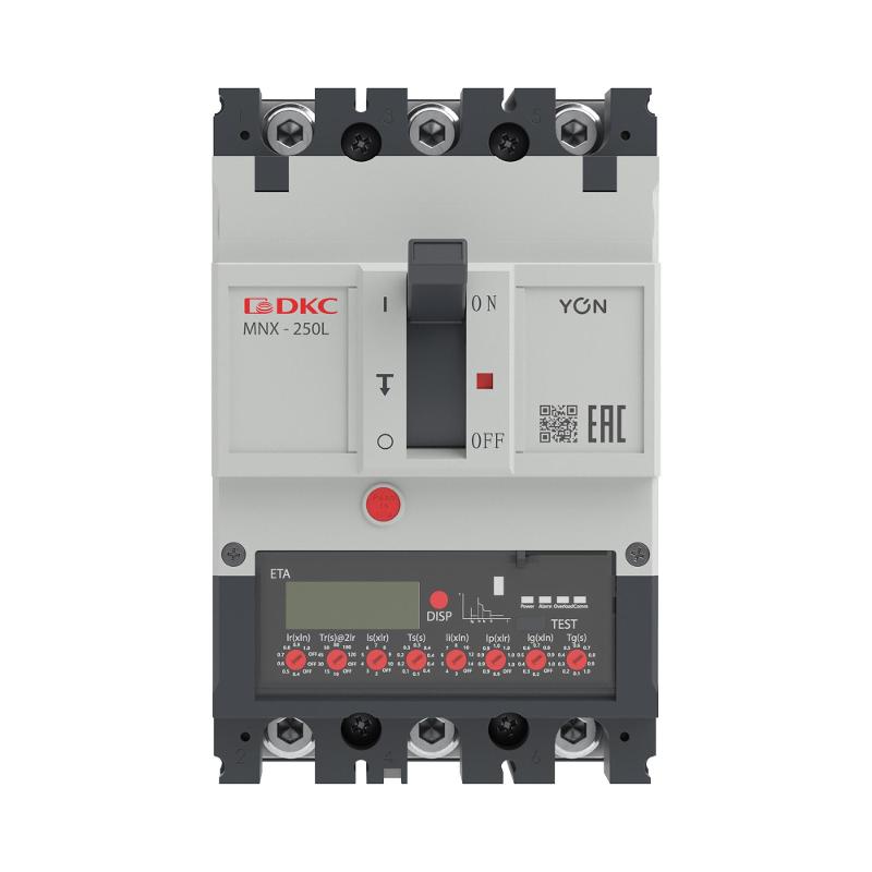 Авт. выкл. YON pro MNX250L 3P 40A 70kA при AC415V расц. ETA | MNX250L3PETA0040 | DKC — миниатюра 3