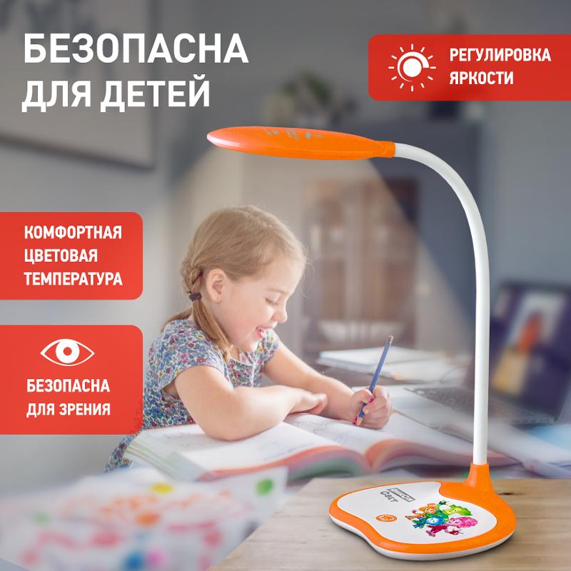 Светильник настольный светодиодный NLED-433-6W-R красный ФИКСИКИ наст. | Б0028463 | ЭРА — миниатюра 5