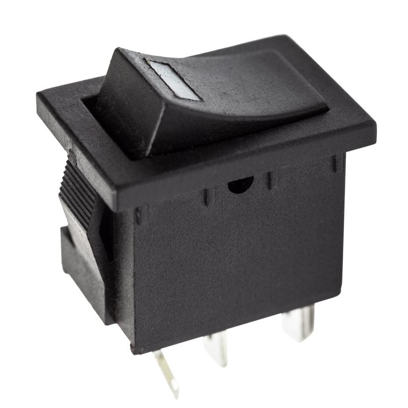 Выключатель клавишный 12V 15А (3с) ON-OFF черный с подсветкой Mini | 36-2174 | REXANT — фото 1 | Sento