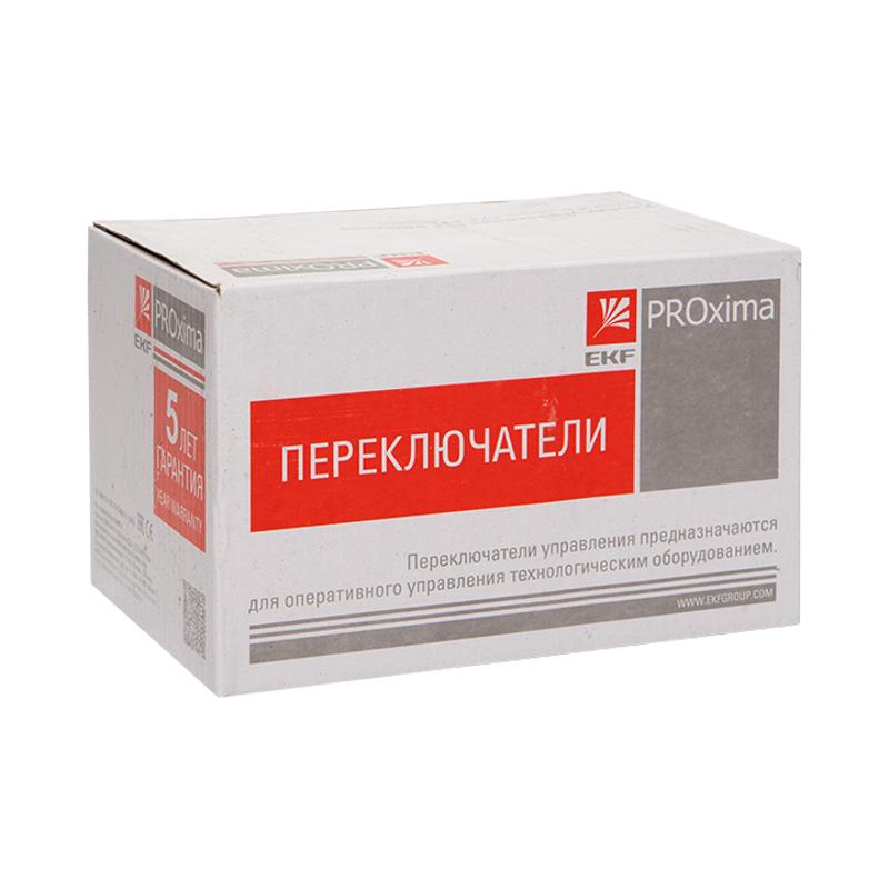 Переключатель ANLC-22 2P синий с подсветкой 380В NO+NC EKF PROxima | psw-anlc-2p-b-380 | EKF — миниатюра 2