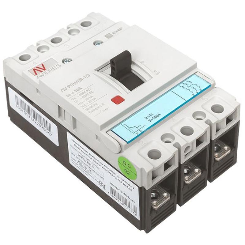 Выключатель автоматический AV POWER-1/3 10А 35kA TR | mccb-13-10-TR-av | EKF — миниатюра 12