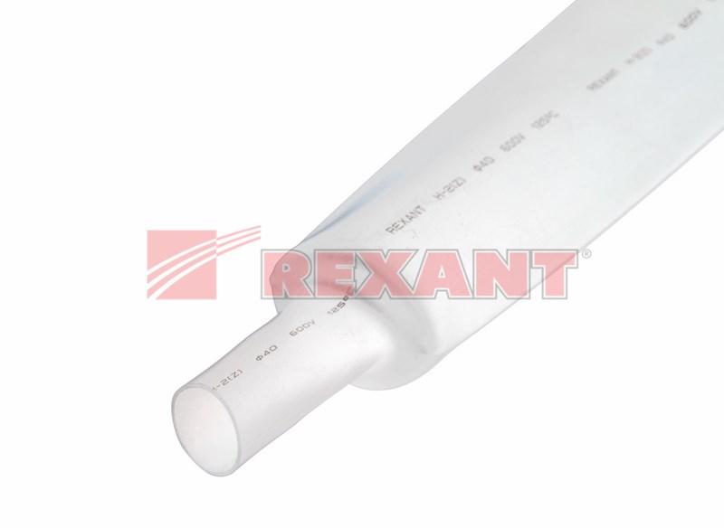 Термоусадка 30,0 / 15,0 мм, белая (1м) | 23-0001 | REXANT — миниатюра 2