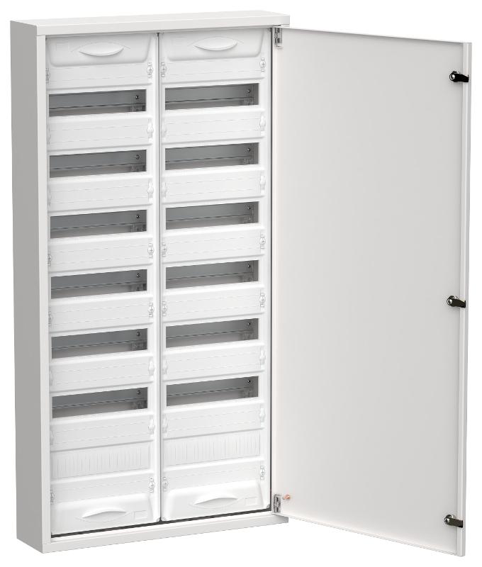 TITAN 5 Корпус металлический ЩРн-168 (2х84) 1085х570х140 IP31 бел | TI5-50-N-2X084-31 | IEK — фото 1 | Sento