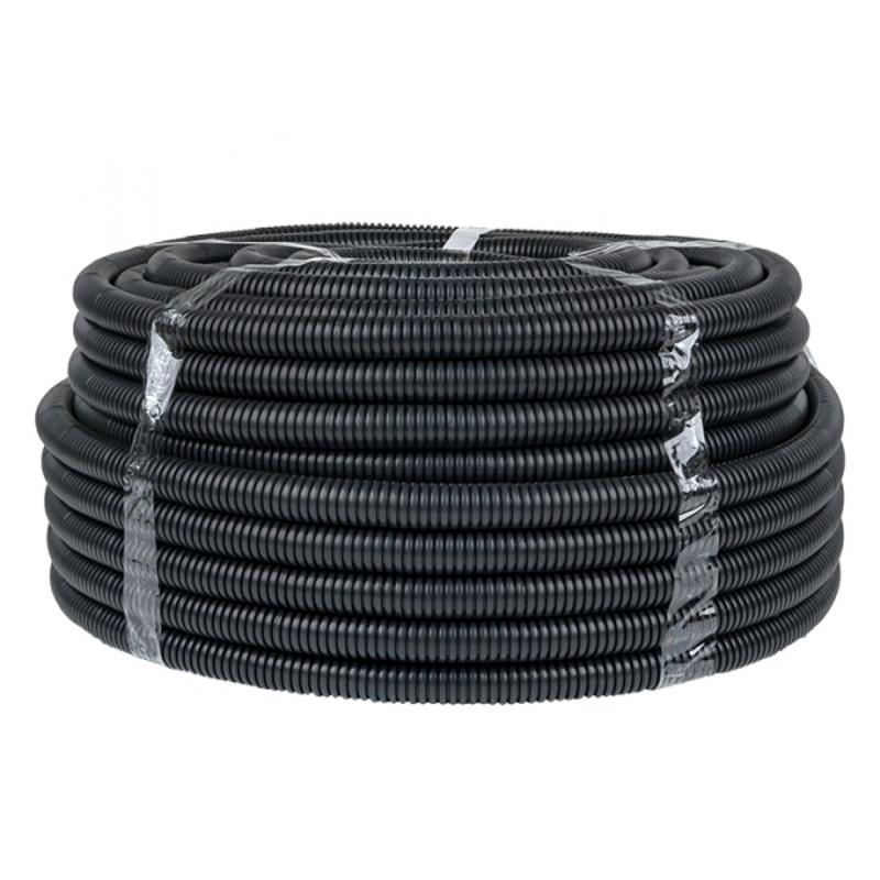 Труба гофр. FRHF с зондом d25мм (75м) черная Plast EKF PROxima | FRHF-25 | EKF — EKF