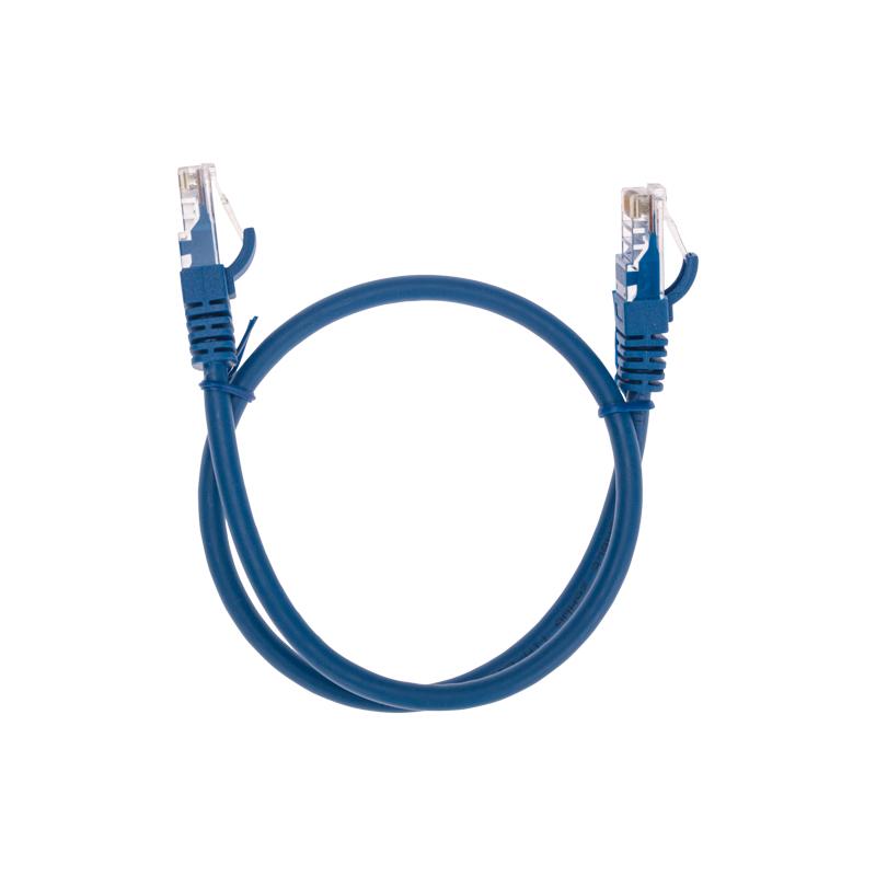 Патч-корд U/UTP CAT 6, RJ45-RJ45, 26AWG, LSZH, синий, 0.5м REXANT | 02-0294-05 | REXANT — фото 1 | Sento