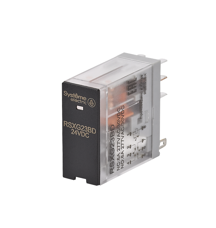 Реле 8A 2CO 24VDC LED | RSXG23BD | SE — фото 1 | Sento