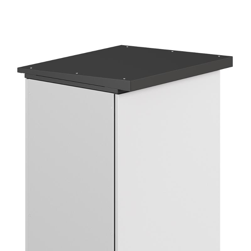 Козырек уличный для корпусов CQE N, ШхГ 400х400 мм, RAL9005 RAM block | R5TTLB44 | DKC — миниатюра 3