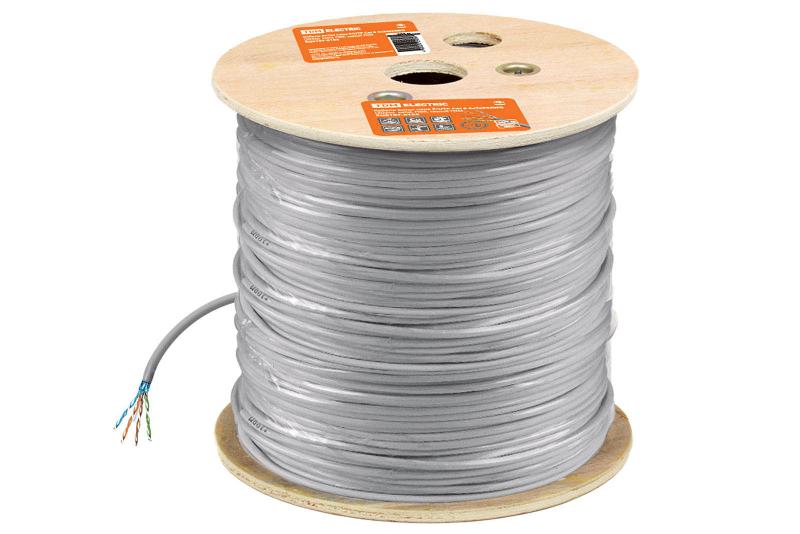 Кабель витая пара F/UTP Cat 6 4х2х23AWG (305м)  solid, ПВХ, серый | SQ0107-0104 | TDM — TDM ELECTRIC